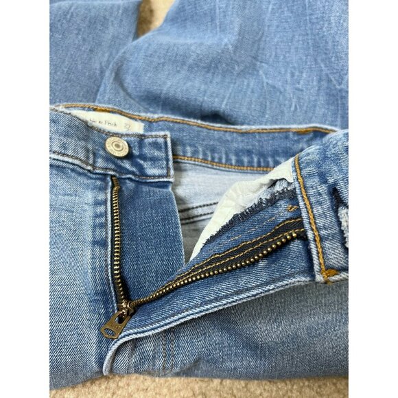 Abercrombie & Fitch the Mom High-rise cropped jeans waist 27” size 4S light wash - Picture 9 of 9